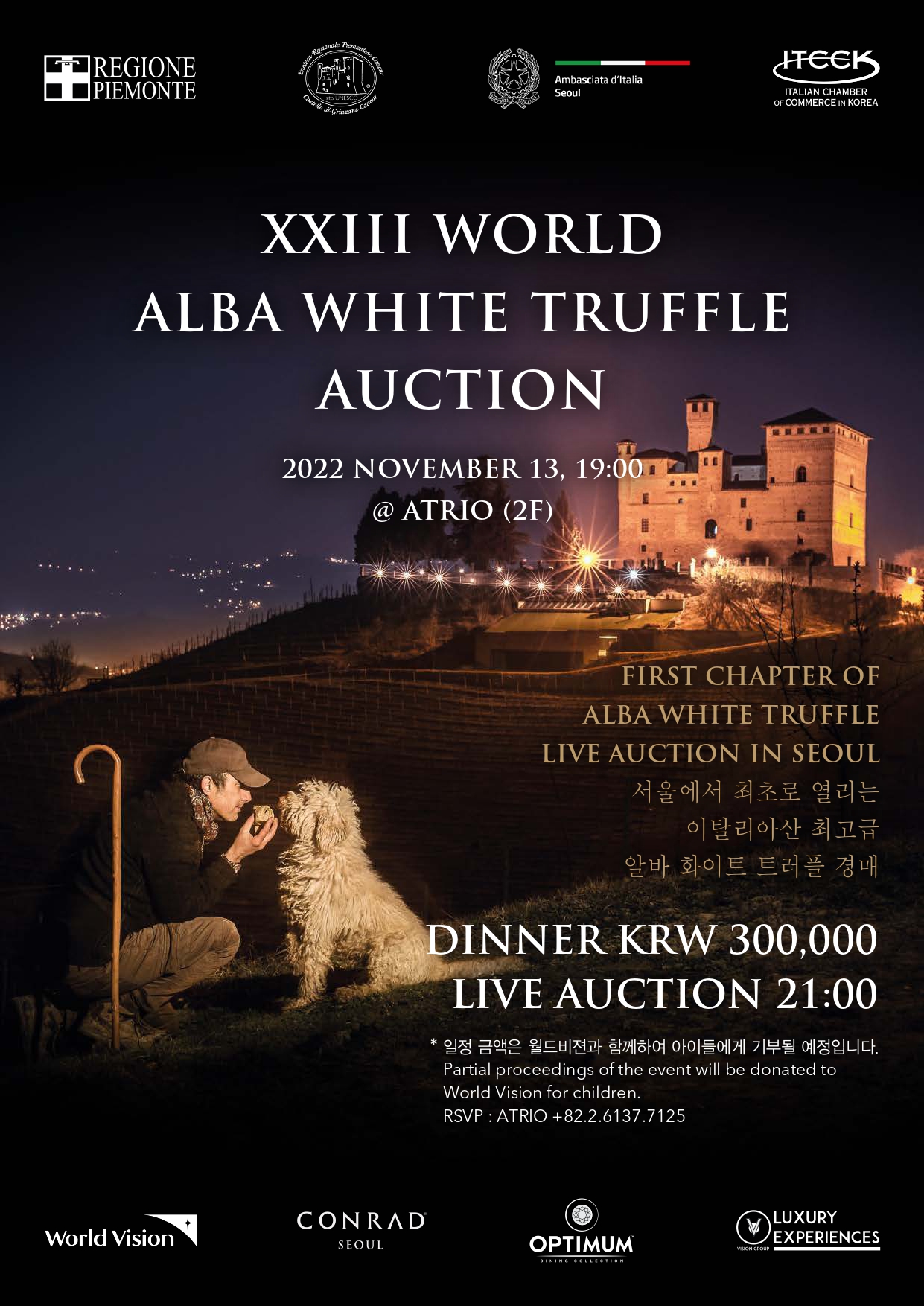 XXIII World Alba White Truffle Auction