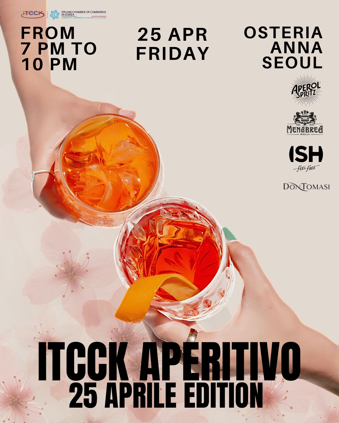 ITCCK Aperitivo, 25 Aprile Edi...